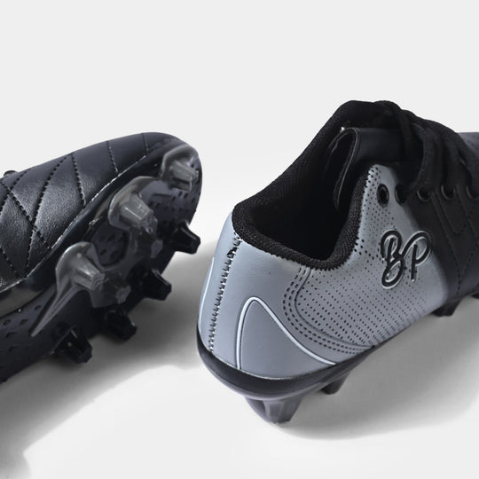 Boys Football Shoes YA-001-Black/Grey