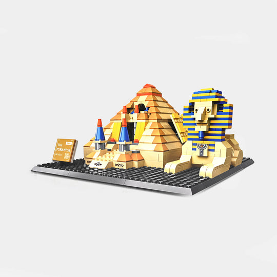 Educational Construction Great Pyramids of Giza Architecture Building Blocks Set | 623 Pcs