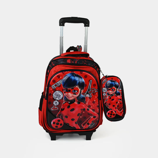 16" 3D Embossed Trolley Bag Set for Kids | Grade 1-4