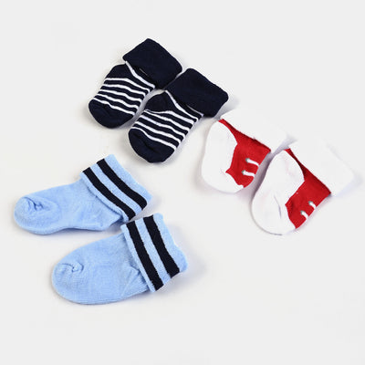 INFANT BABY 3 PAIR SOCKS | 0-12M