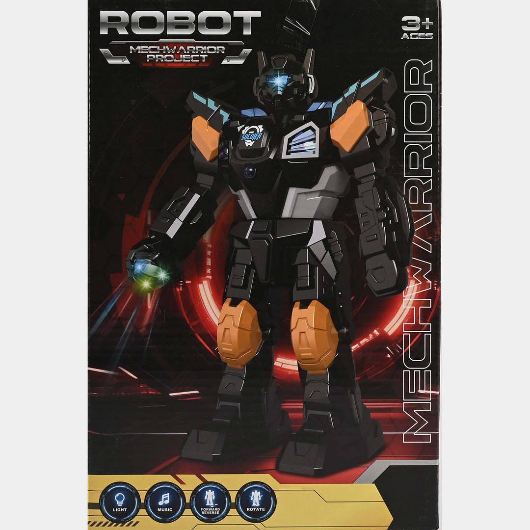 Universal Mecha Warrior Project Robot with Light & Sound for Kids