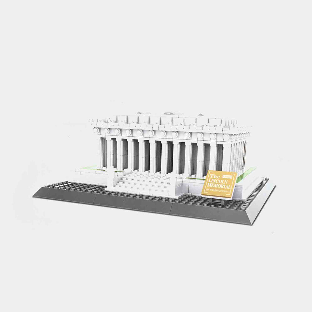 Educational Construction Lincoln Memorial Architecture Building Blocks Set | 979 Pcs