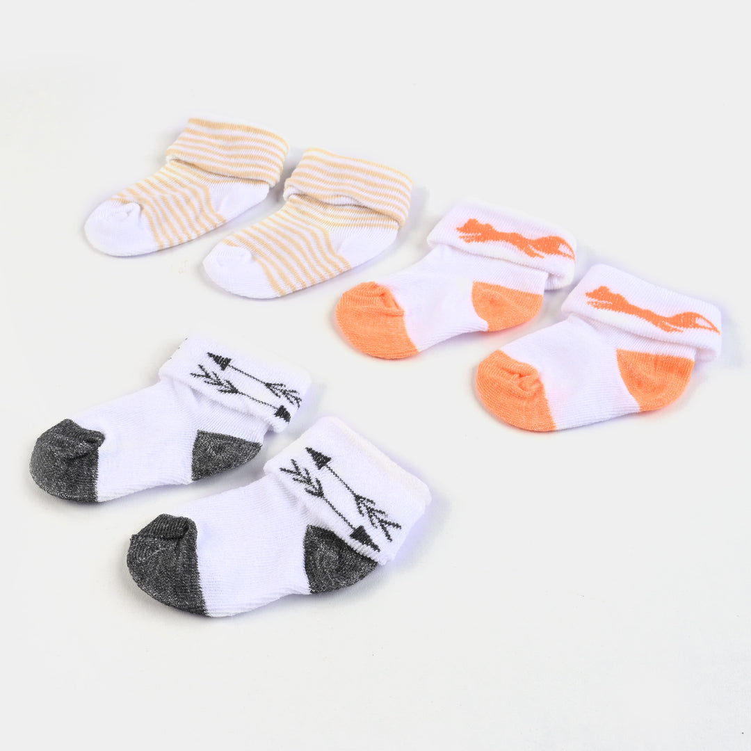 INFANT BABY 3 PAIR SOCKS | 0-12M