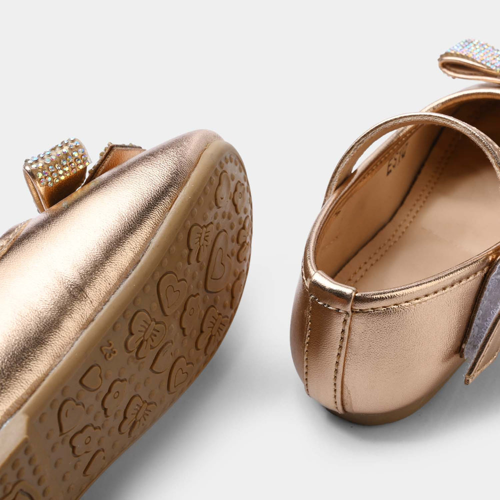 Girls Pumps ES-10-CHAMPAGNE