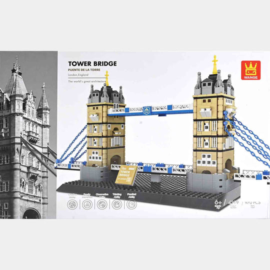 Educational Construction Architecture London Tower Bridge Blocks Toy