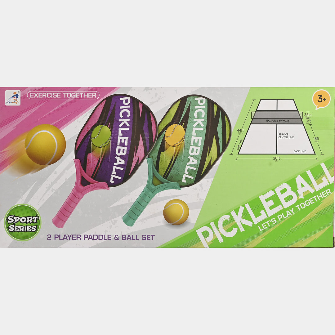 Sport Game 2-Player Paddle & Ball Set