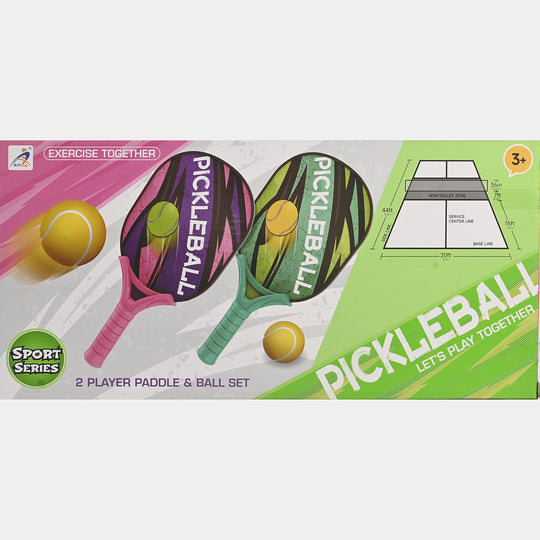 Sport Game 2-Player Paddle & Ball Set