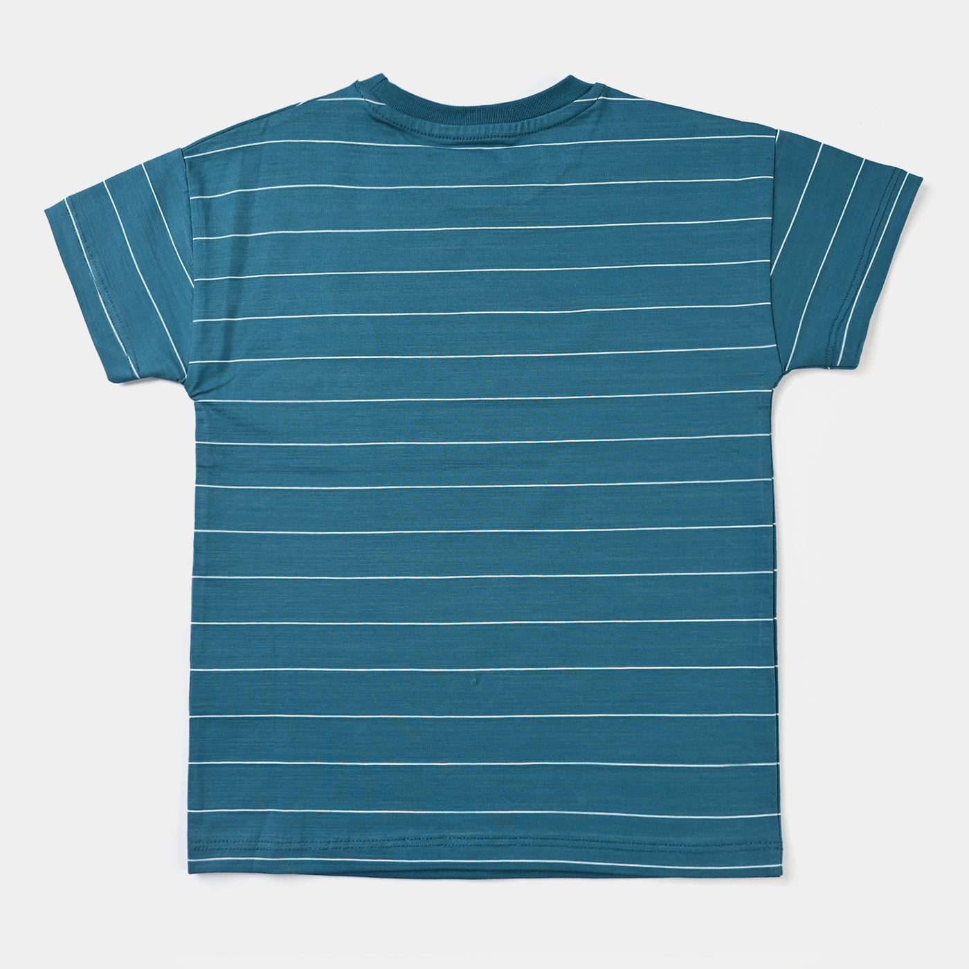 Boys Cotton Jersey T-Shirt H/S Seek The Positive-Fjord Blue