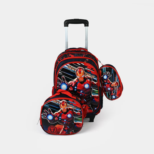 16" 3D Embossed Trolley Bag Set for Kids | Grade 1-4