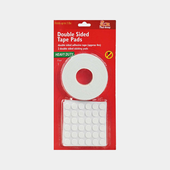 DOUBLE SIDED TAPE AND STICKING PADS SET