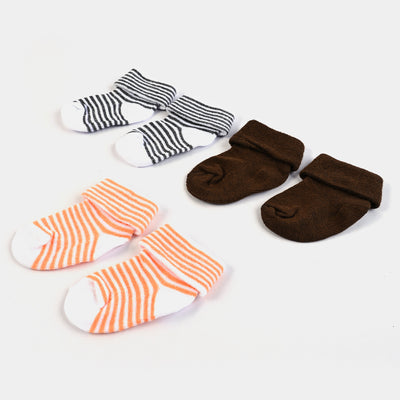 INFANT BABY 3 PAIR SOCKS | 0-12M