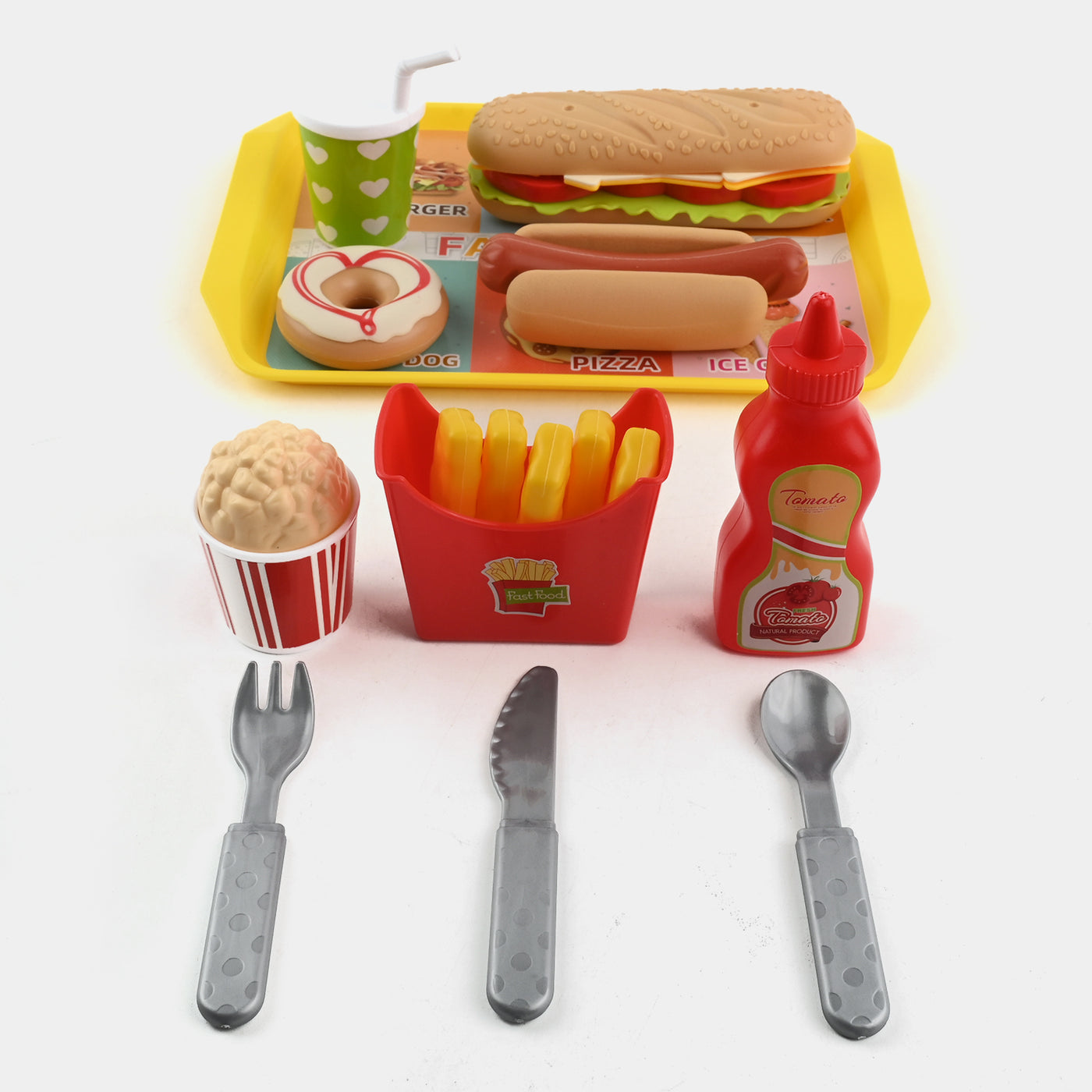 Burger Play Food Set Toy
