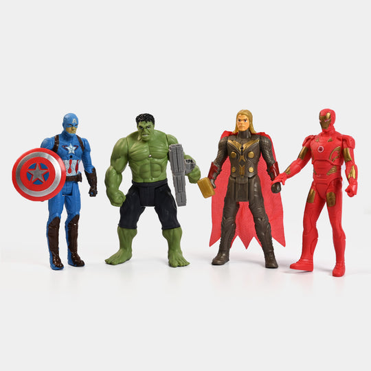 Super Power Hero Figures 4Pcs