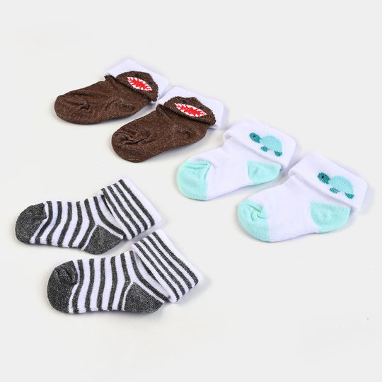 INFANT BABY 3 PAIR SOCKS | 0-12M