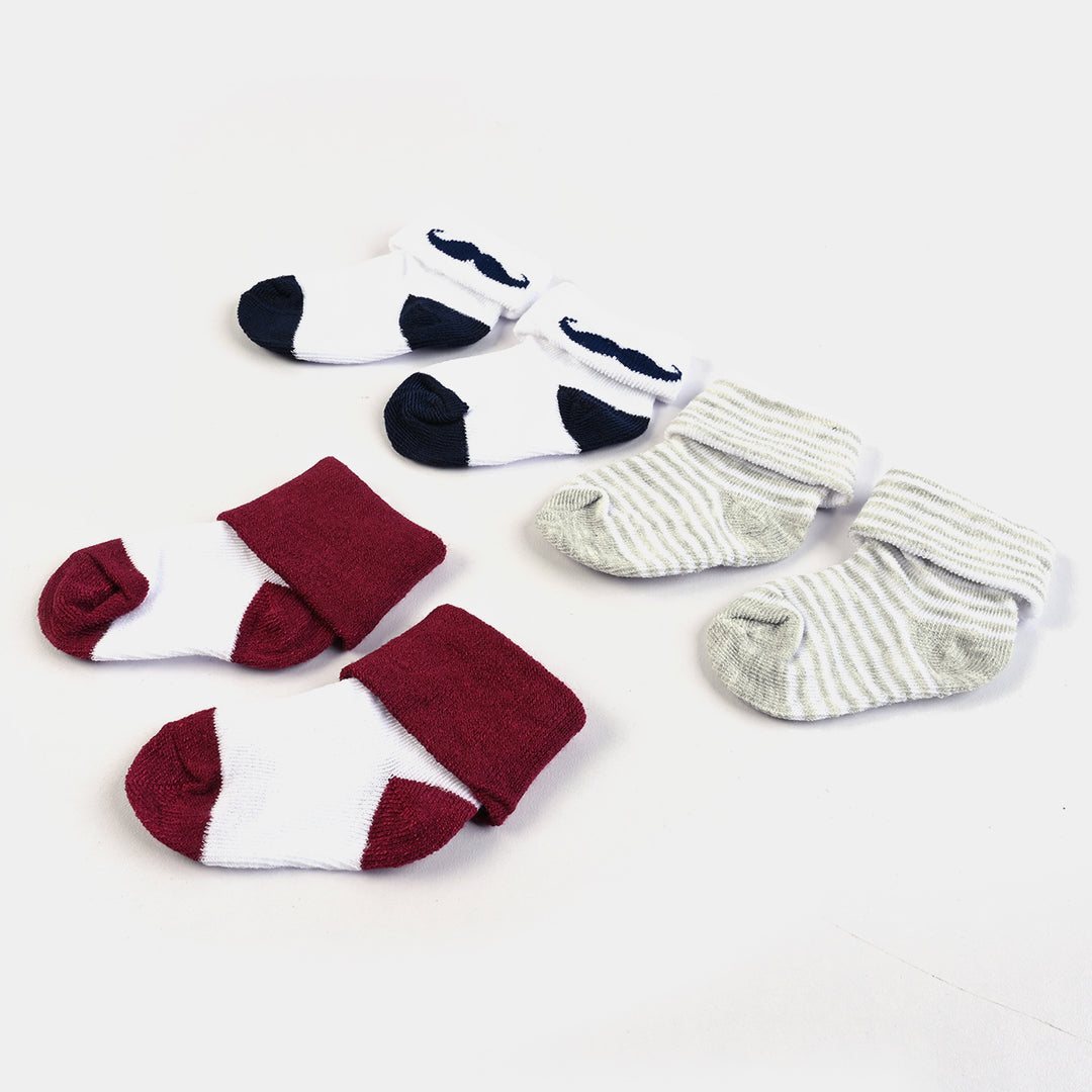 INFANT BABY 3 PAIR SOCKS | 0-12M