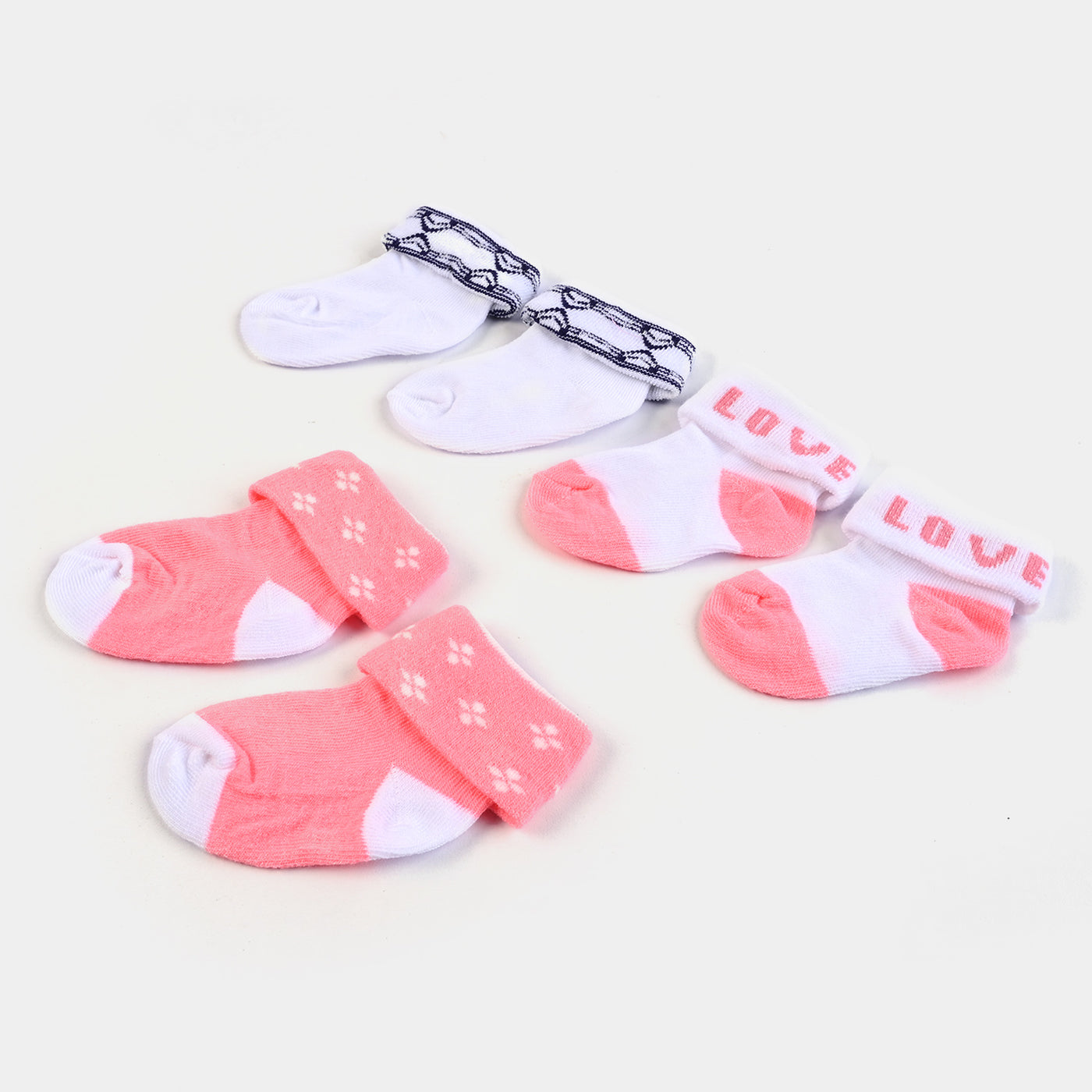 Charm Design Socks Pack of 3 Pair For Infant