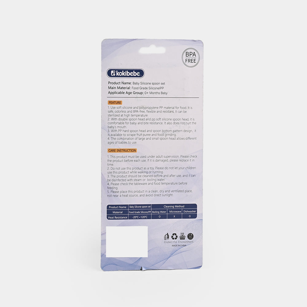 Baby Silicone Spoon Set