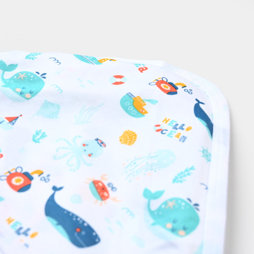 Wrapping Sheet Marine Life-White