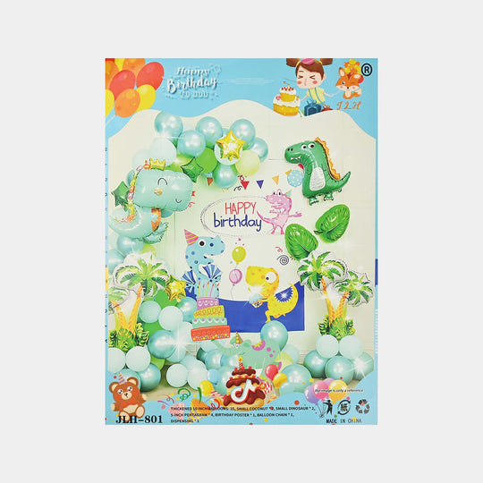 Character Theme Balloons HBD Party Decorations