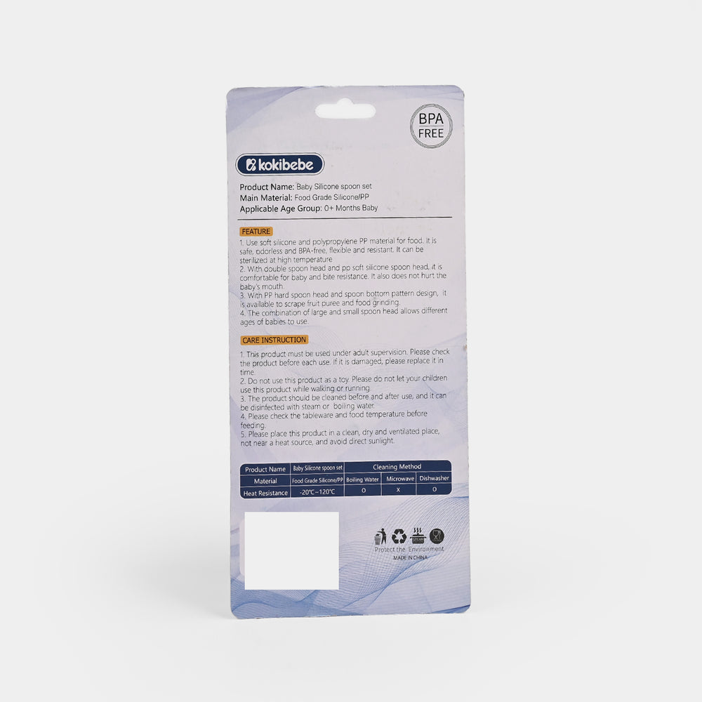 Baby Silicone Spoon Set