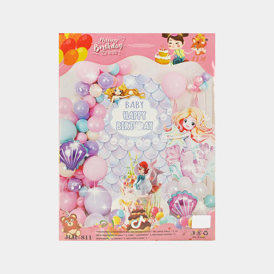 Character Theme Balloons HBD Party Decorations