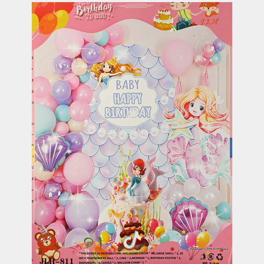 Character Theme Balloons HBD Party Decorations