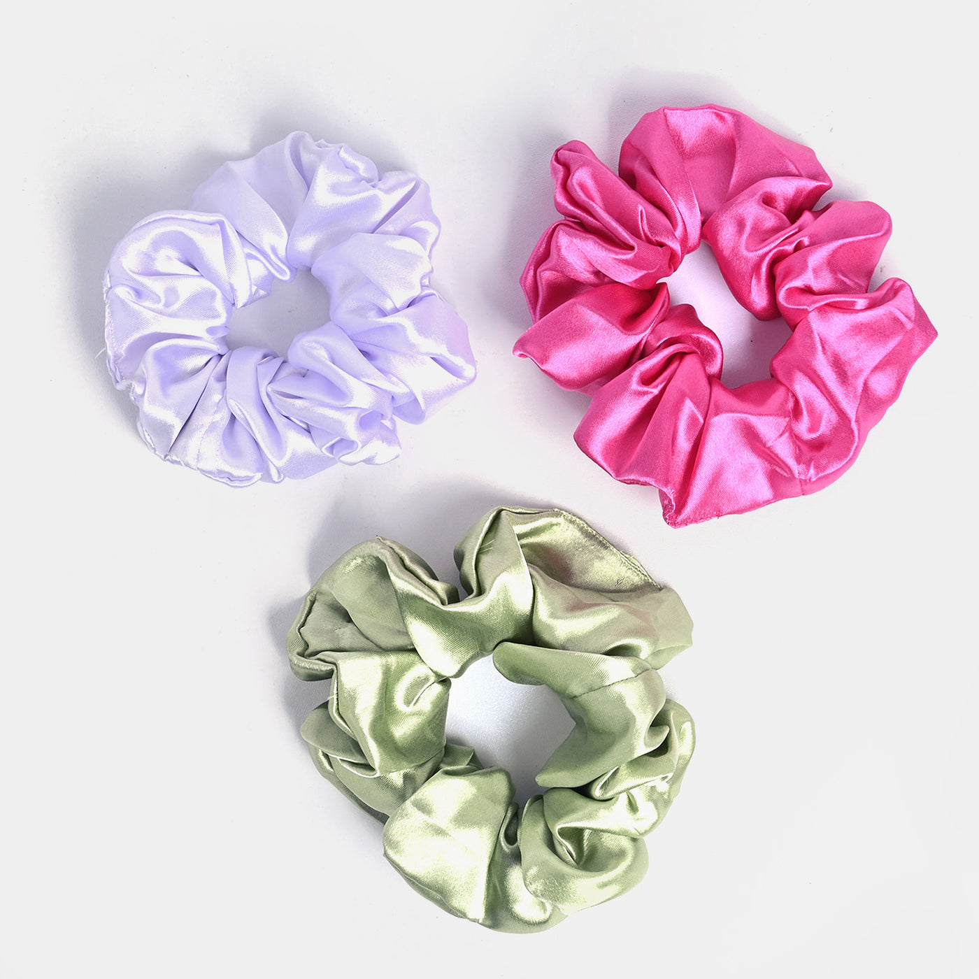 Silk Scrunchies 3PCs Pack