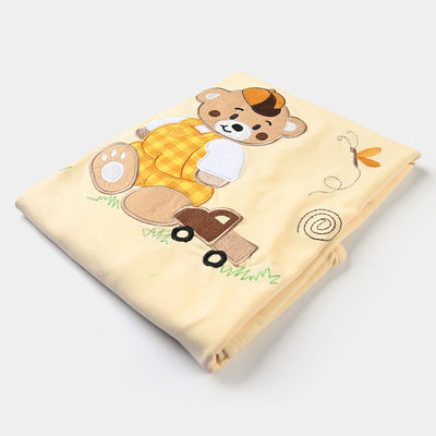 Baby Wrapping Sheet | Light Yellow