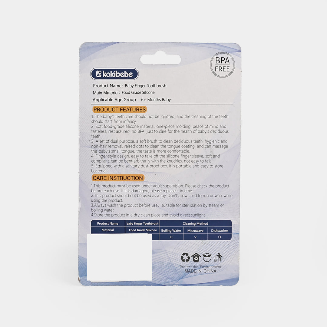 Finger Toothbrush 6M+