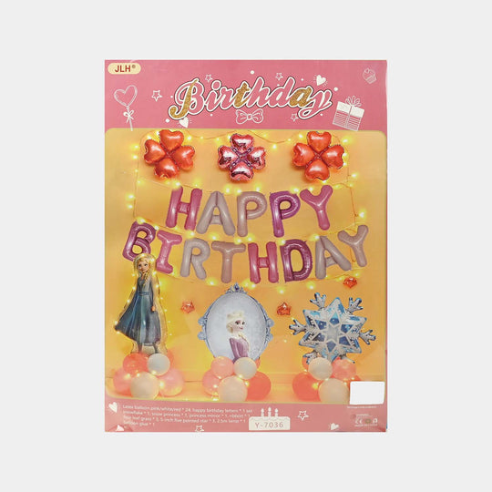 Character Theme Balloons HBD Party Decorations