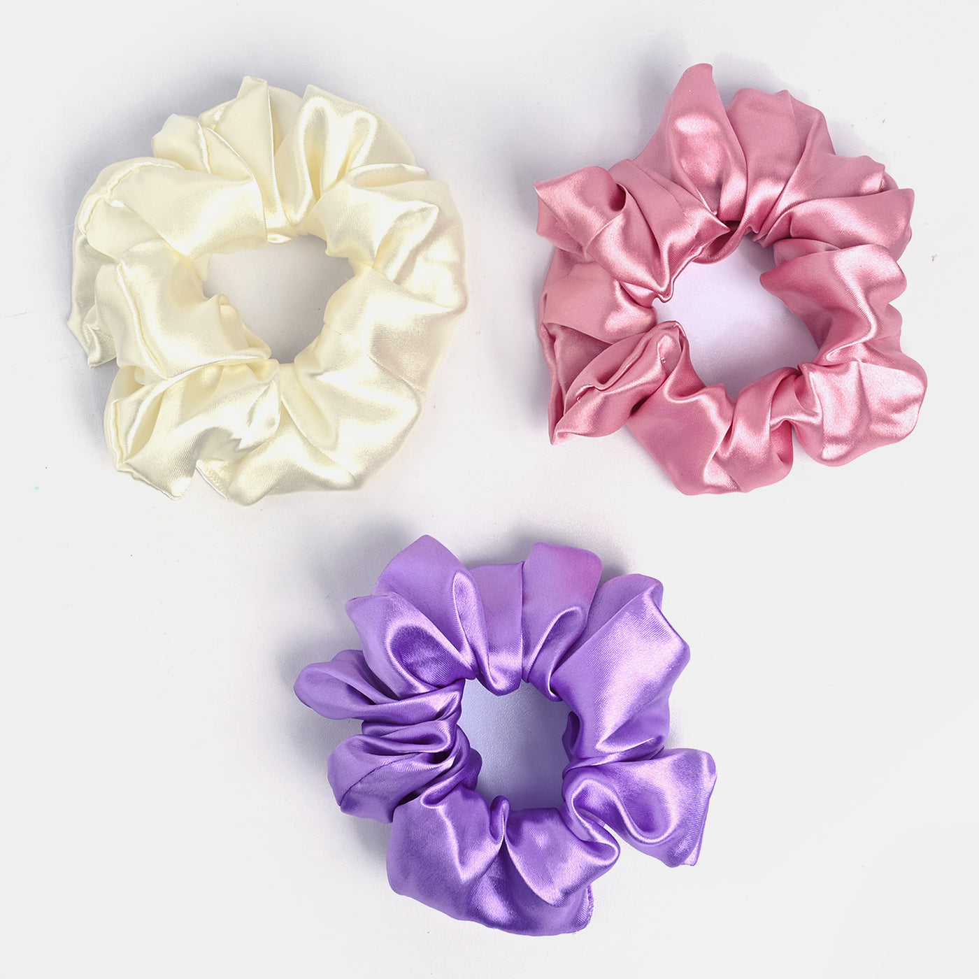 Silk Scrunchies 3PCs Pack