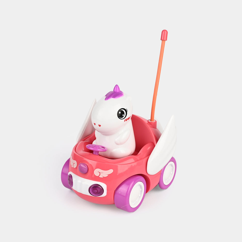 Kids Remote Control Musical Cartoon Car Toy