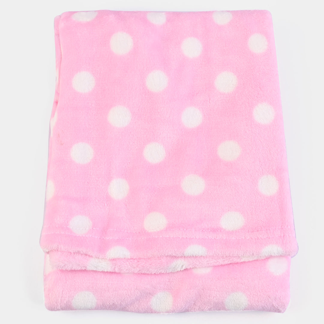 Baby Wrapping Sheet Dotted Design (Pink)