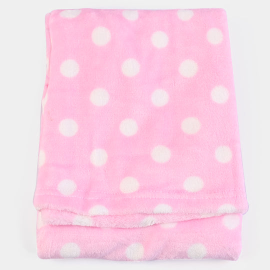 Baby Wrapping Sheet Dotted Design (Pink)