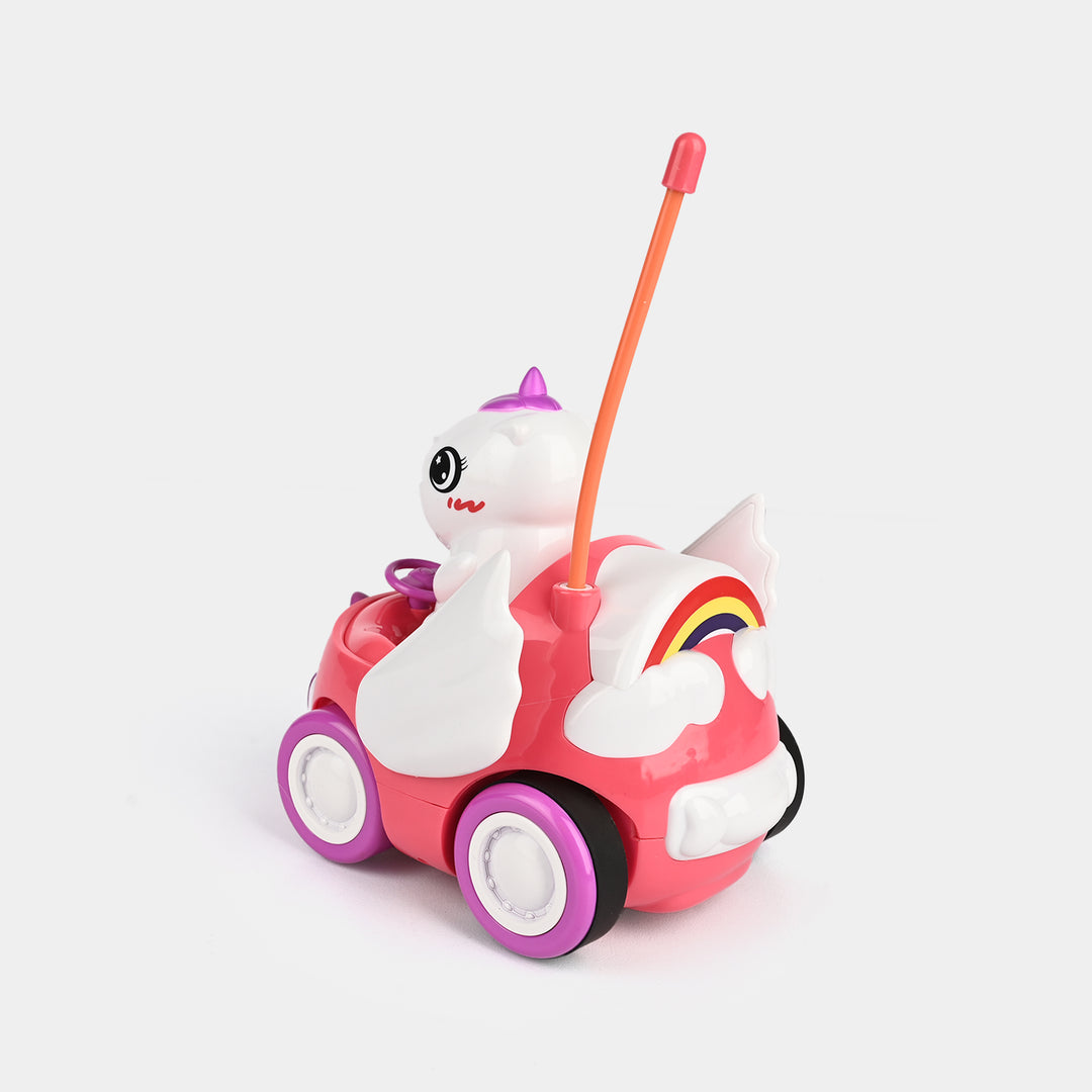 Kids Remote Control Musical Cartoon Car Toy