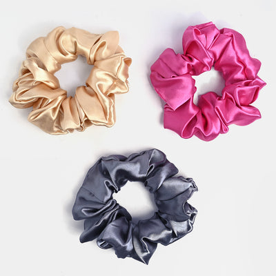 Silk Scrunchies 3PCs Pack