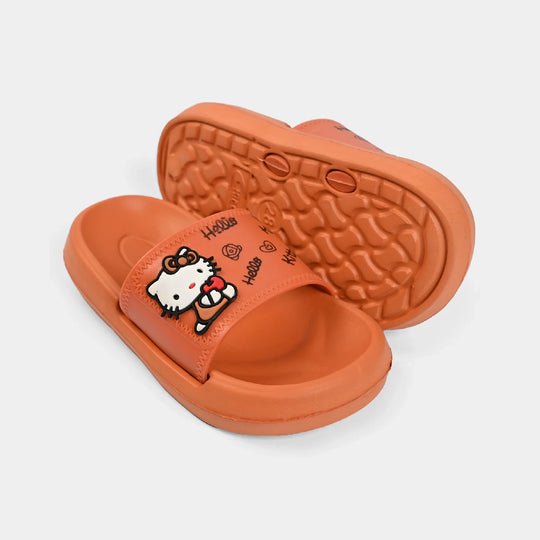 Girls Slipper DF-57-ORANGE