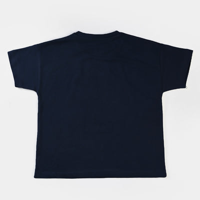 Girls Cotton Jersey T-Shirt H/S Magic-True Navy