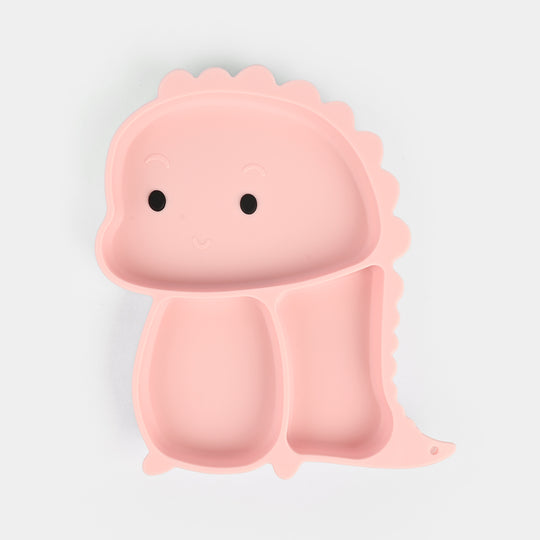 Baby Silicone Plate with Fork & Spoon Set