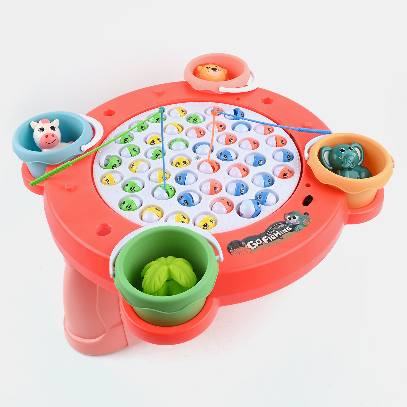 Zoo Rotating Fishing Game For Kids