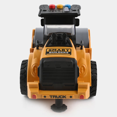 Engineering Vehicle Toy Road Roller With Light & Sound