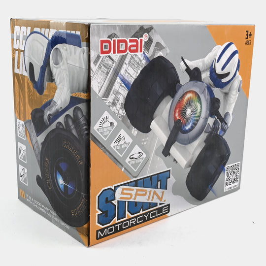 Stunt Spin Motorcycle Toy For Kids