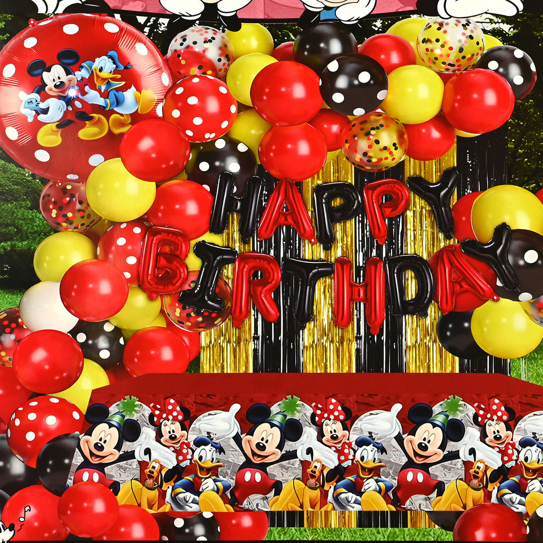 Character Theme Balloons HBD Party Decorations