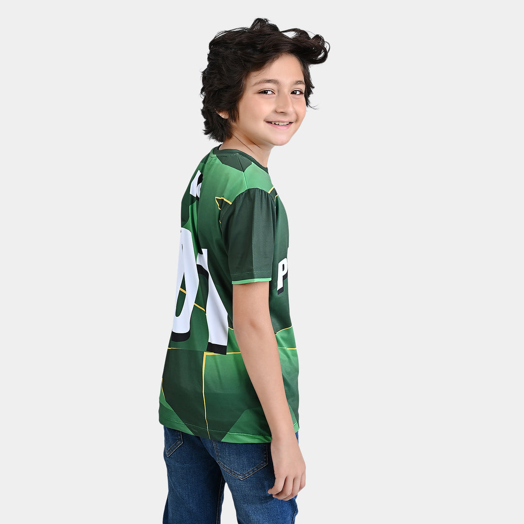 Boys Cotton Jersey T-Shirt Pakistan - Green