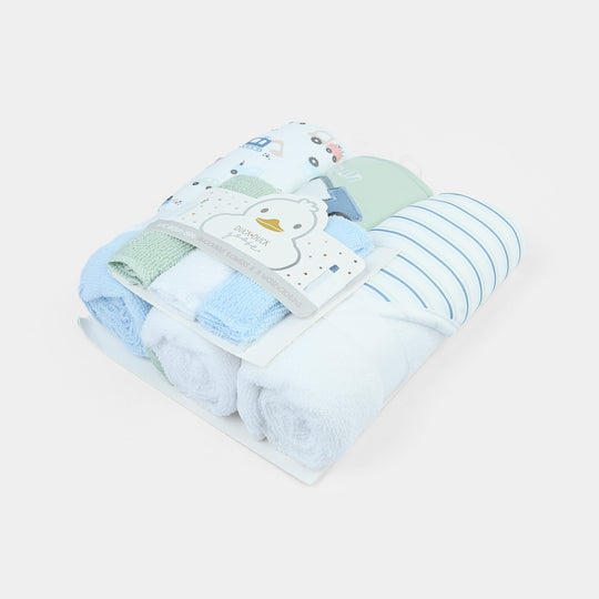 6Pcs Bath Towels & Washcloths Set