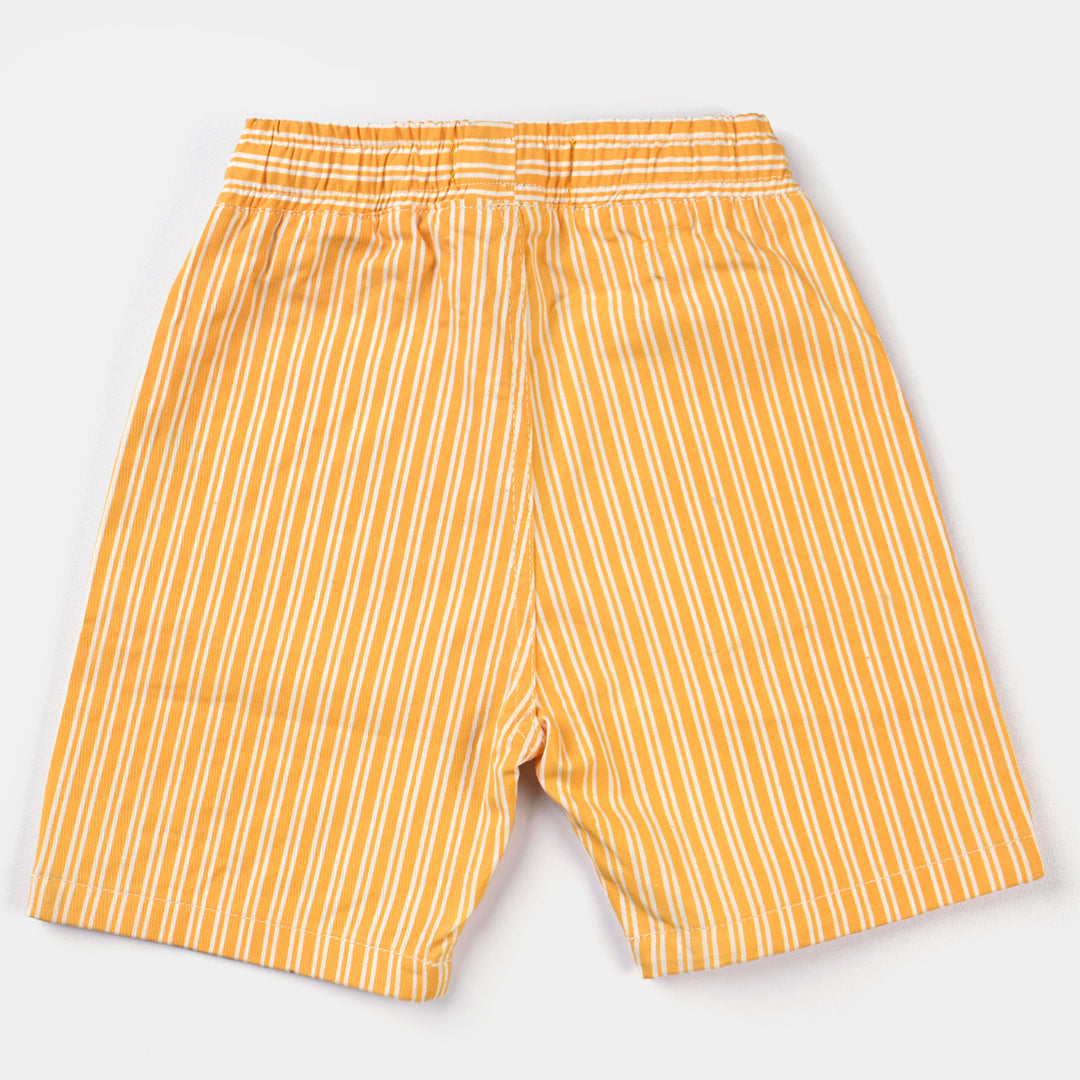 Boys Cotton Short Stripes