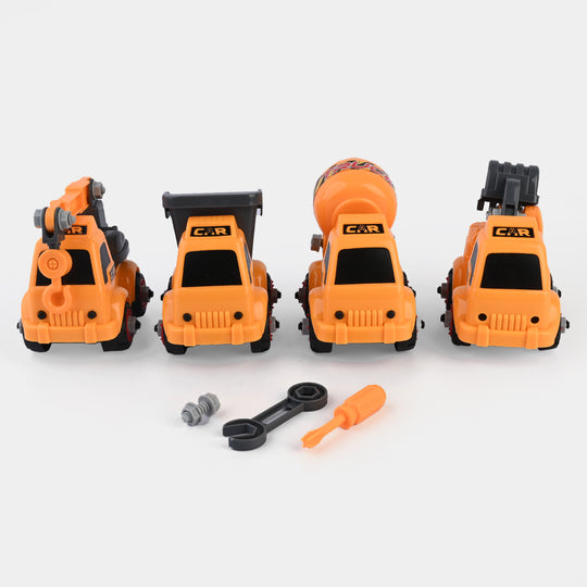 DIY Construction Truck Set | 4PCs