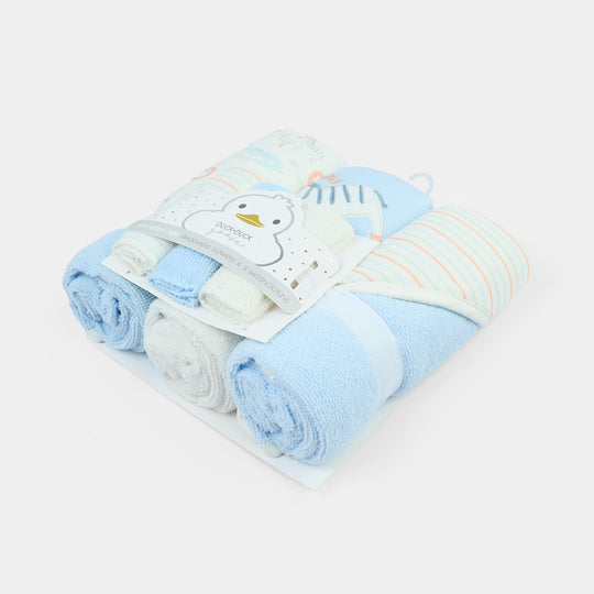 6Pcs Bath Towels & Washcloths Set