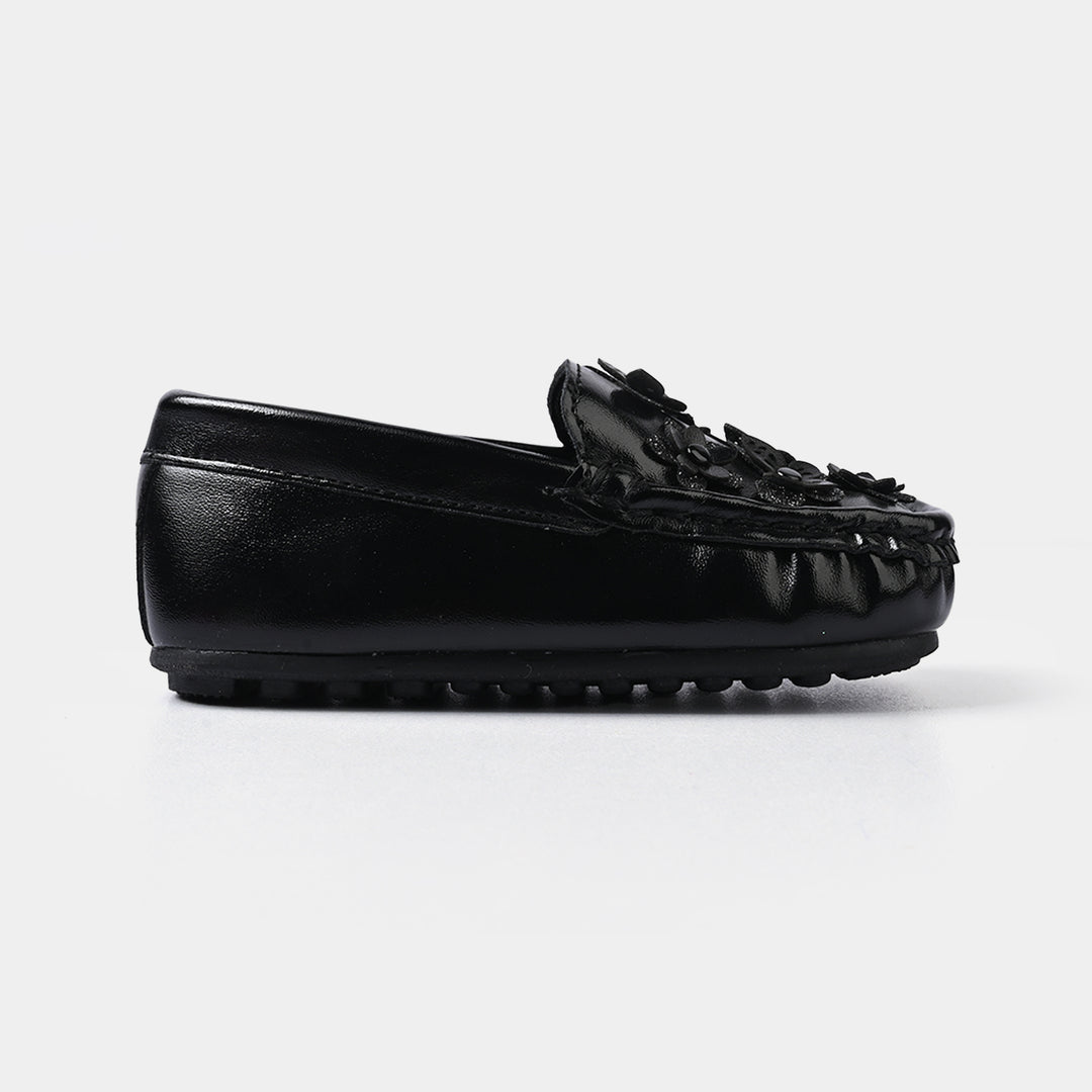 Girls Loafer H502-L30-BLACK