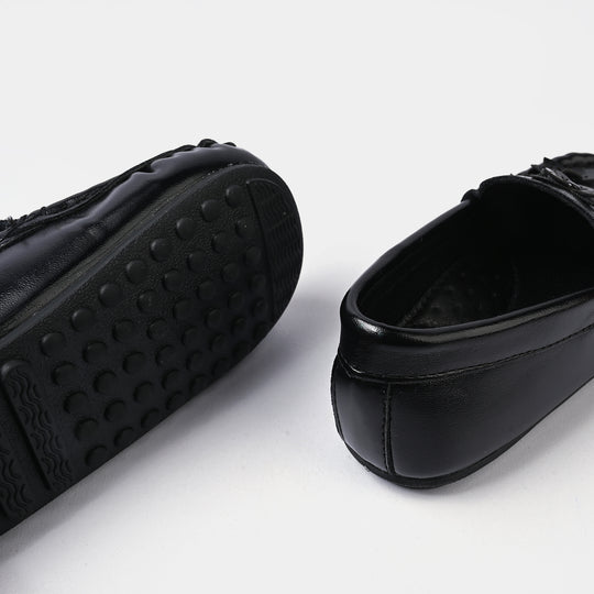 Girls Loafer H502-L30-BLACK